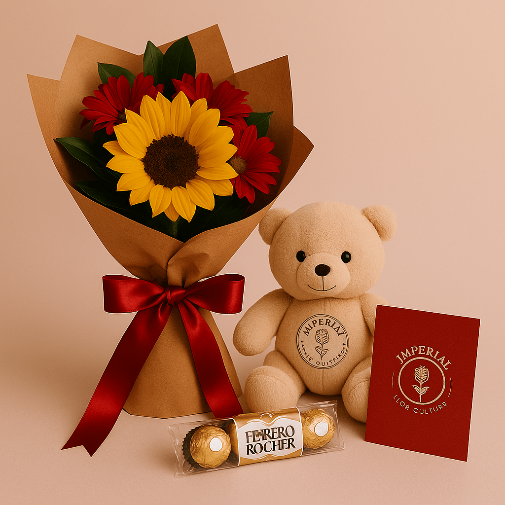 Arranjo Gira-Sol e Amor